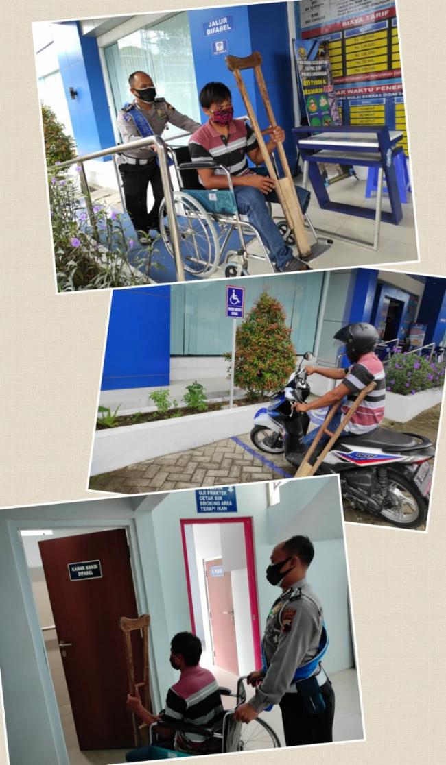 POLRES GROBOGAN WUJUDKAN KANTOR RAMAH DISABILITAS